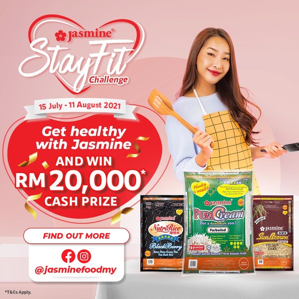 Jasmine Food Corporation melancarkan #JasmineStayFit, satu cabaran bagi rakyat Malaysia untuk menjalani gaya hidup sihat