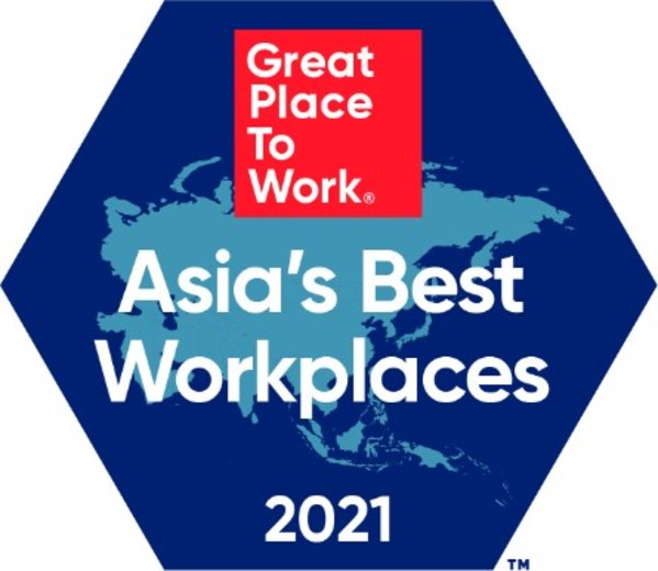 Great Place to Work(R) Announces the Best Workplaces in Asia(TM) 2021