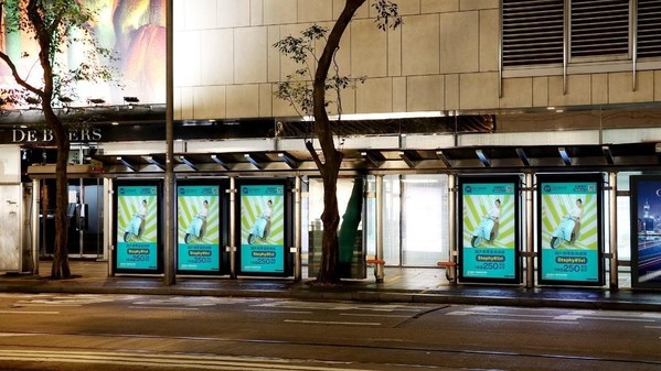livi bank launched Hong Kong's first programmatic bus shelter Omnichannel ad to reinforce the livi PayLater campaign launch