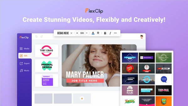Create Stunning Videos, Flexibly and Creatively With FlexClip Video Maker
