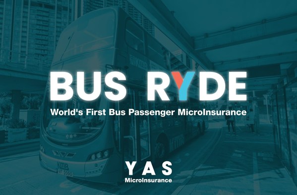 BUS RYDE บริการประกันไมโครอินชัวรันส์สำหรับผู้โดยสารรถประจำทางเจ้าแรกของโลกที่เชื่อมโยงกับบัตรรถโดยสารสาธารณะ