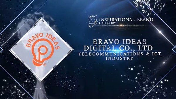 Bravo Ideas Digital Co., Ltd. Awarded at the Asia Pacific Enterprise Awards 2021 Regional Edition for Inspiration Brand Category