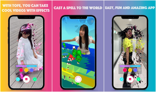 ビデオエフェクトアプリToFeをApp Storeで発表