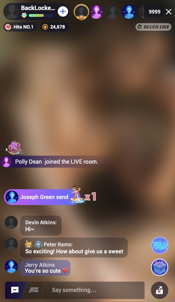 To prevent users from capturing screenshots or recordings during live streaming, the iOS version of Blued produces a blurred page after a screenshot is attempted