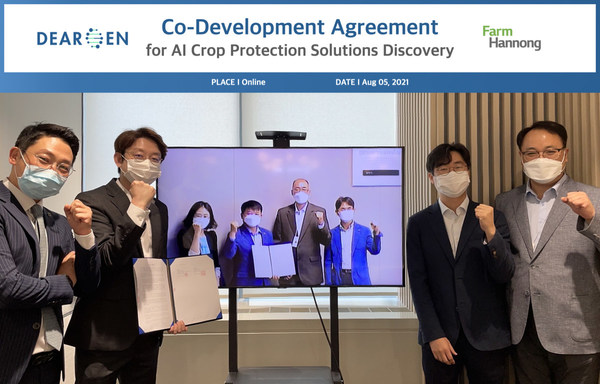 Deargen-FarmHannong, a Co-Development Agreement to Develop AI-Powered Crop Protection Products