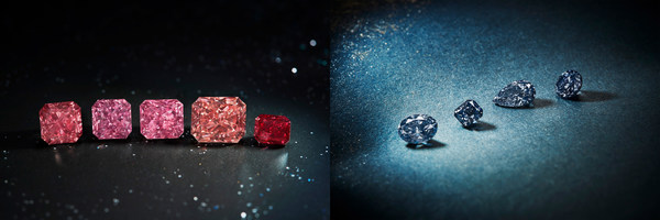 Rio Tinto dazzles in Antwerp with its finest Argyle pink, red and blue diamonds