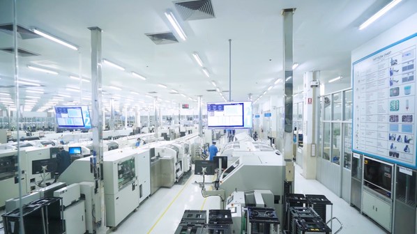 Electronics components manufacturing at one of Delta Electronics’ plants in Thailand. The Taiwanese company is amongst the many large multinational manufacturers to have invested in the country’s electronics sector.