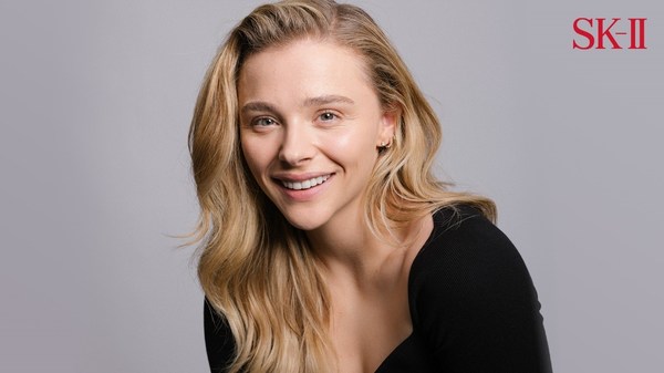 Chloe Moretz in her 2021 iconic remake of her first 2018 SK-II campaign
