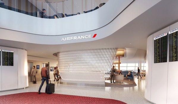 Air France unveils its new lounge designed by Jouin Manku in terminal 2F at Paris-Charles de Gaulle