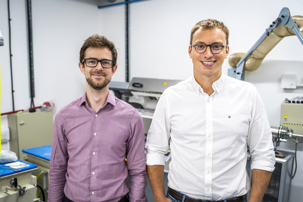 Echion Technologies co-founders: Jean de La Verpilliere, CEO (right) and Alex Groombridge, CTO  (left)