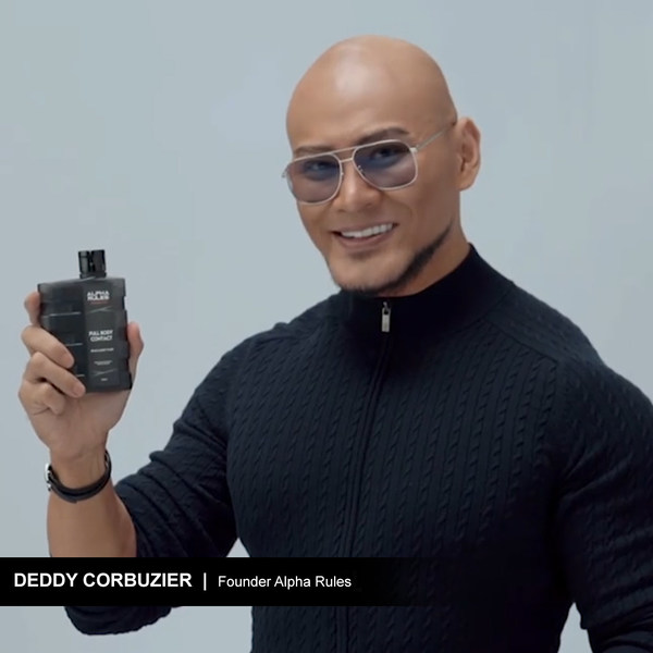 Deddy Corbuzier, A List Celebrity and Founder of Alpha Rules, at Online Grand Launching of Alpha Rules Brand