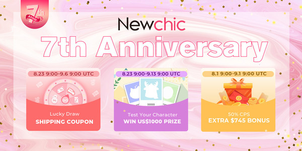 Newchic 7th Anniversary: Newchic launches the #Newchicpassion campaign to encourage the embrace of positivity