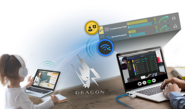 Fig. 3: Realtek Dragon Hotspot traffic control Realtek Dragon helps you manage the hotspot traffic shared by the computer.