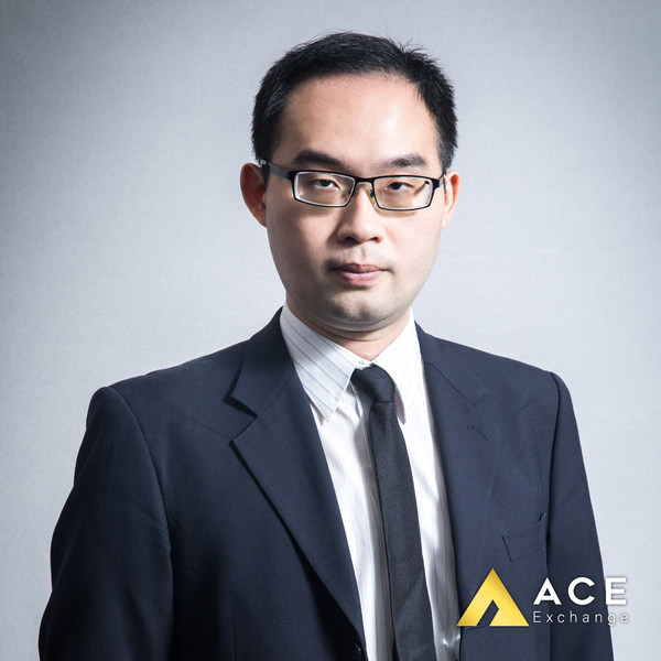 ACE Exchange創辦人潘奕彰David Pan，ACE為台灣在地最高規的交易所早已落實實名制，更導入凱基新台幣信託及CYBAVO數字資產託管