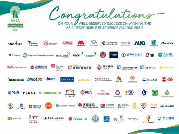Enterprise Asia announces 69 award recipients at the Asia Responsible Enterprise Awards 2021