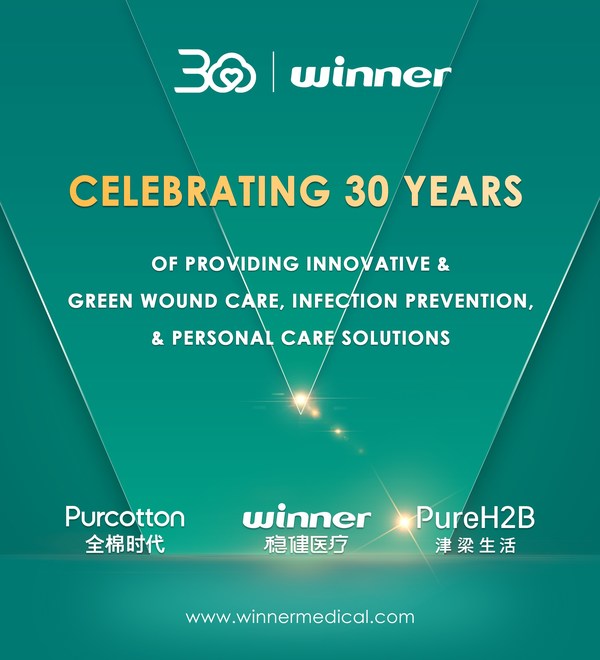 Winner Medicalが持続可能な開発への継続的な取り組みとともに30周年を祝う