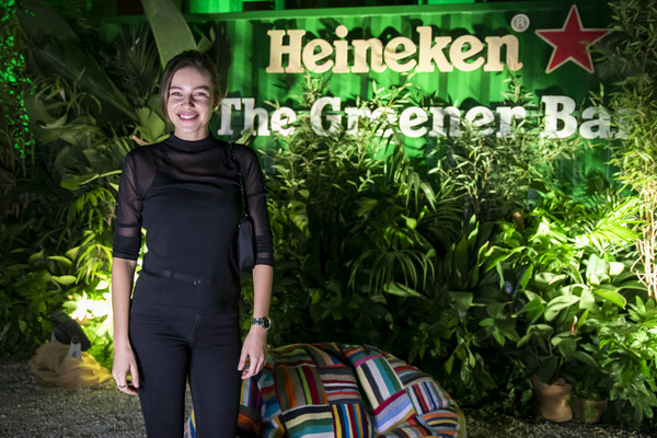 Italian DJ Anfisa Letyago played at the Heineken® Greener Bar in Milan on Friday night to celebrate the start of the weekend’s racing action at the Formula 1 Heineken Gran Premio d’Italia 2021