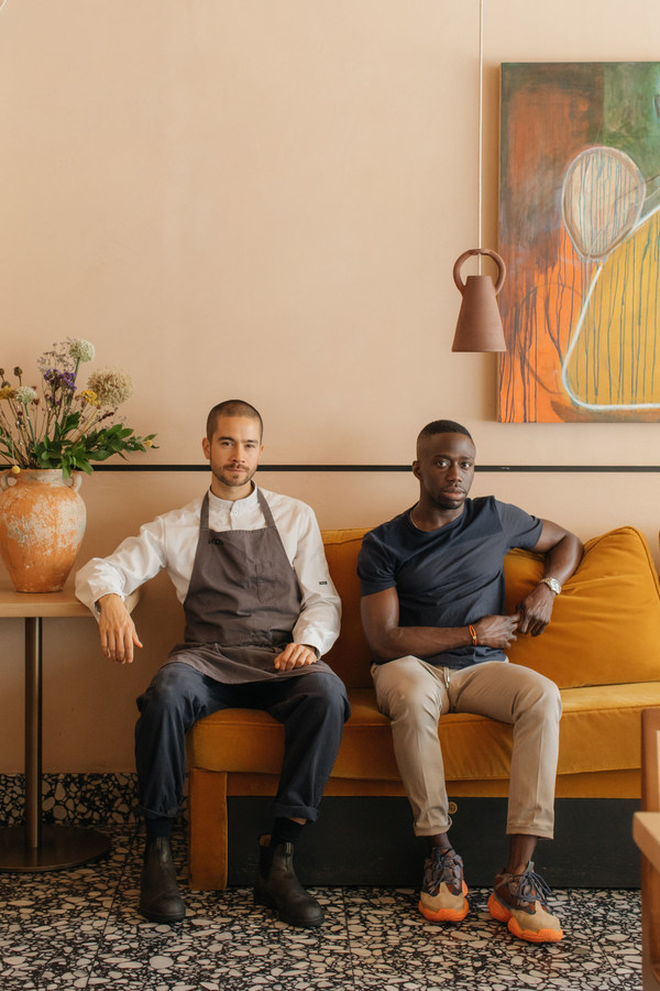 Jeremy Chan and Ire Hassan-Odukale of London’s Ikoyi, winner of the American Express One To Watch Award 2021, part of The World’s 50 Best Restaurants awards programme. Image credit: Maureen M. Evans