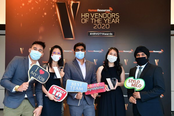 QuickHR Team at the HR Vendor of the Year Award 2020 ceremony