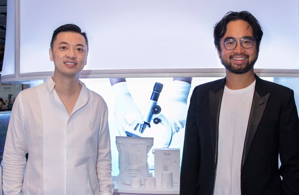 Prenetics CEO Danny Yeung (Left) and Artisan Acquisition founder Adrian Cheng (Right)