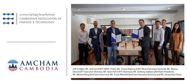 The Cambodian Association of Finance and Technology (CAFT) and the American Chamber of Commerce in Cambodia (AmCham Cambodia) Memorandum of Understanding