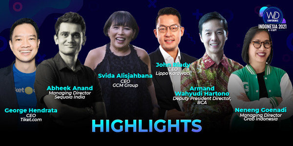 Featured speakers during Wild Digital Indonesia 2021 Conference.