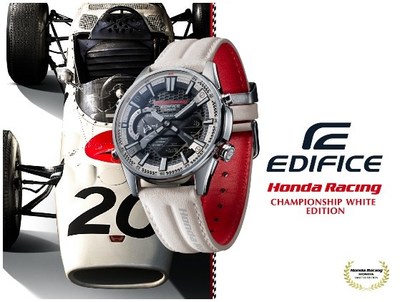 Casio to Release EDIFICE Collaboration Model with Honda Racing Featuring Championship White PR Newswire APAC