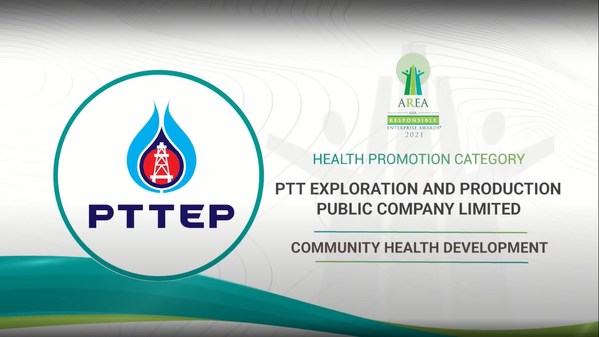 PTT Exploration and Production Public Company Limited awarded in the Health Promotion Category at Asia Responsible Enterprise Awards 2021