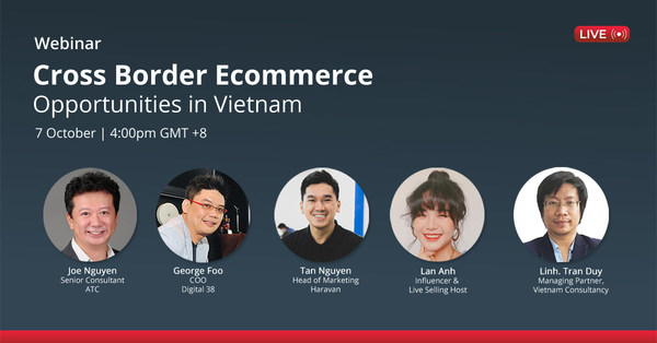 Webinar Berjudul "Cross Border Ecommerce Opportunities in Vietnam" yang Digelar Digital 38