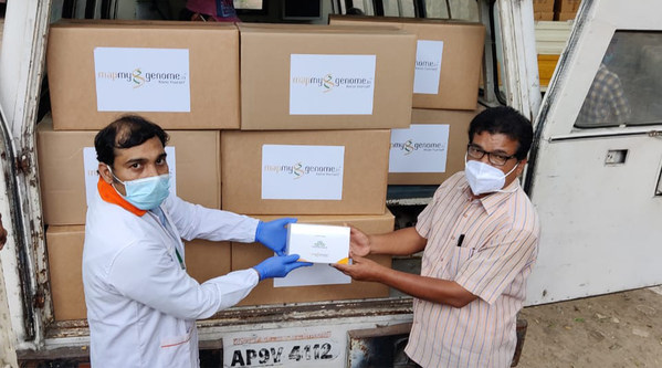 Zymo Research向位于印度海得拉巴的Mapmygenome™捐赠100万个DNA/RNA Shield - Direct Detect™试剂盒以传递关爱。