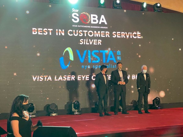 VISTA Eye Specialist (VISTA), wins 2020 Best Customer Service Award from The Star Outstanding Business Awards (SOBA)