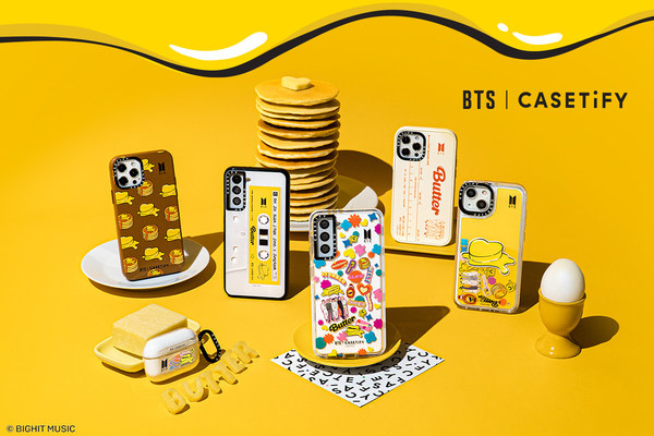 The global lifestyle brand, CASETiFY, introduces a variety of special-edition products designed around "Butter," a No.1 Billboard song.
