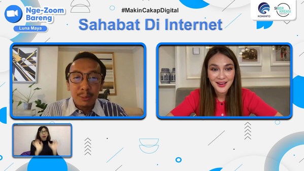Kementerian Komunikasi dan Informatika Indonesia Kampanyekan Penggunaan Media Sosial yang Bertanggung Jawab, Didukung oleh Selebriti Luna Maya