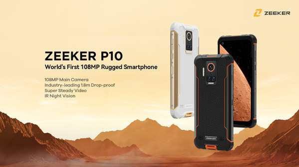 ZEEKER Reveals World's First Rugged Phone Equipped with 108MP Camera Sensor