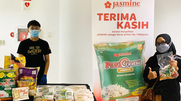 Jasmine PusaCream 400gm samples distributed at vaccination centers