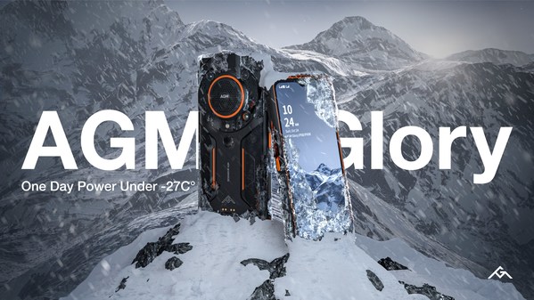 AGM Glory, one day power under -27℃. IP68, IP69K and MIL-STD-810H Certified.