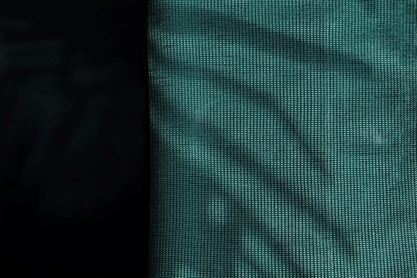 A knit fabric made of HeiQ AeoniQ cellulosic yarn.