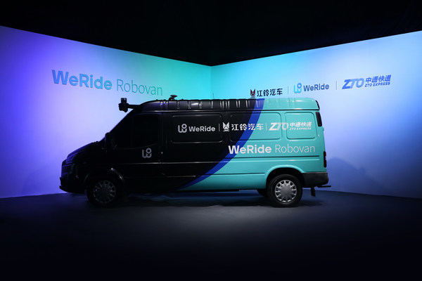 WeRide unveils China's first Level 4 self-driving cargo van
