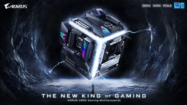 The New King of Gaming Arrived. Introducing AORUS Z690 Gaming Motherboards Powered by GIGABYTE