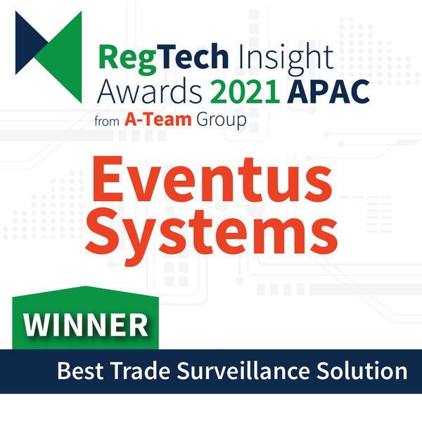 Eventus wins Best Trade Surveillance Solution at RegTech Insight Awards APAC 2021