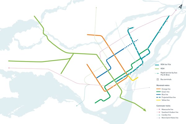 CDPQ Infra, a subsidiary of Caisse de depot et placement du Quebec, is publishing a notice to the market for one of the biggest public transit projects in North America