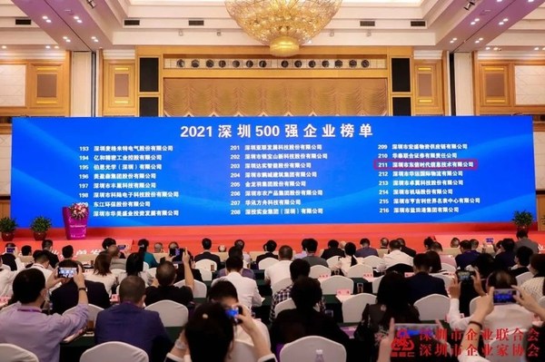 2021深圳500强企业发布现场