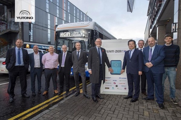McGill's and Pelican partner with Yutong to offer zero-emission shuttle service starting from day one of COP26 in Glasgow.