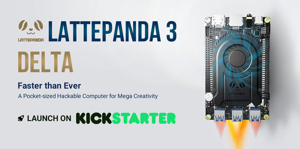 The World's Thinnest Pocket-sized Hackable Computer - LattePanda 3 Delta now on Kickstarter!