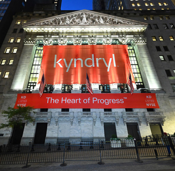 Kyndryl, the world’s largest infrastructure services provider, began trading as an independent company under the symbol KD from the New York Stock Exchange, Thursday, November 4 in NYC. (Jon Simon/Feature Photo Service for Kyndryl)