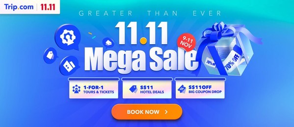 Trip.com Singapore to Kick Off Exciting 11.11 Mega Sale in Singapore