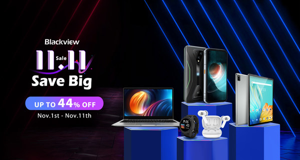 Blackview 11.11 Sale has already kicked off, up to 44% off
