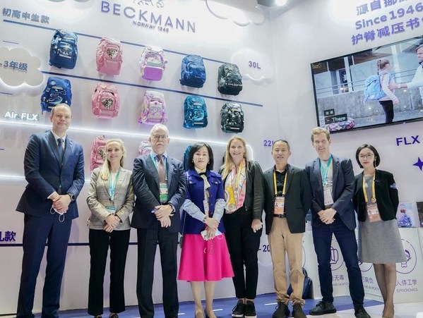 挪威王國駐上海總領事Lise Nordgaard參觀Beckmann貝克曼展台