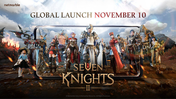 《Seven Knights 2》以12种语言在App Store、Google Play免费面向全球提供