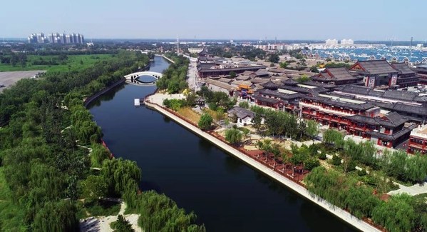 The Tianjing Xiqing section of the Grand Canal, June 2021